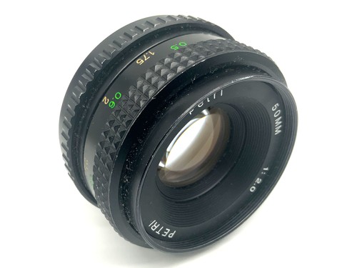 Petri 50mm objektiv - 1:2,