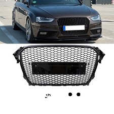 Kühlergrill Waben Voll Schwarz glänzend für Audi A4 B8 Facelift 11-15 nicht RS4