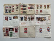 9 DDR Ersttagsbriefe