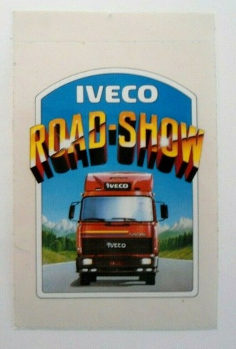 Werbe aufkleber iveco road - iveco,