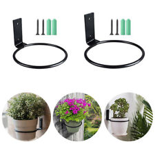 3X Metall Blumenhalter