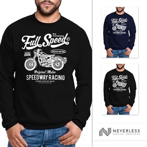 Sweatshirt herren motorrad - sweatshirt,