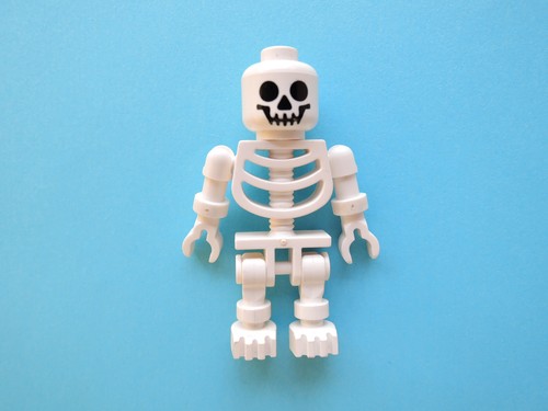 Lego figur skelett weiß - lego,
