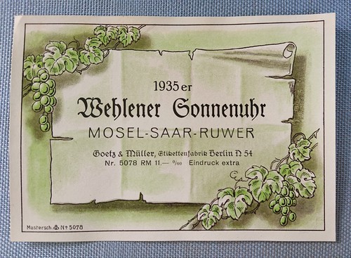 Altes weinetikett - altes,