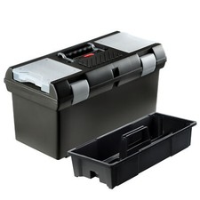 CURVER Premium Werkzeugkasten aus Kunststsoff, Anthrazit, 57 x 28 x 30 cm