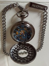 Ketten Taschenuhr @ Mechanisch @ funktionsfähig @ römische Ziffern @ TOP