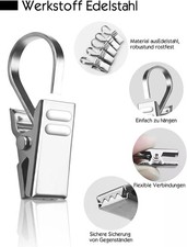 60/200 Stk Edelstahl Vorhang