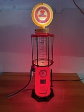 Modellauto - Zapfsäule 55cm Tankstelle Spielzeug 70er Jahre Vintage Beleuchtet