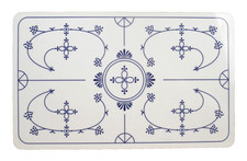 Frühstücksbrett - Indisch Blau - Schneidebrett Frühstücksbrettchen Strohblume