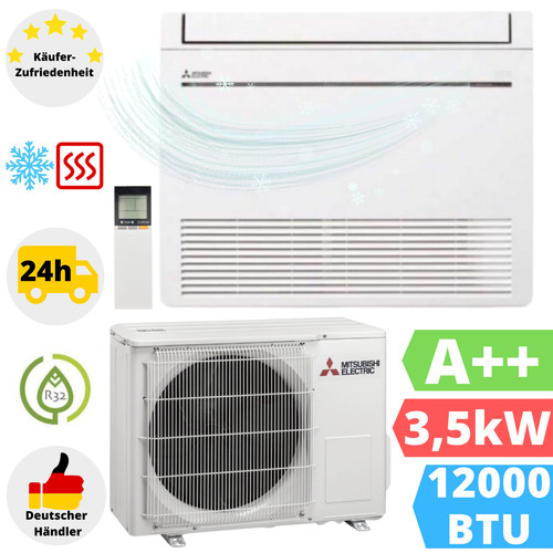 Mitsubishi truhengerät 5kw - truhengerät, 3,5kw