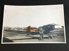 altes Foto ca. 30er Jahre Schul-Flugzeug KLEMM KL 35 D – Schweden