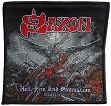 SAXON - Hell, Fire And Damnation - 9,7 x 9,9 cm - Patch - 169790