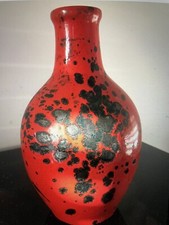 60-er: FAT LAVA Keramik VASE