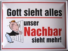 Blechschild 20x30 cm - Spruch