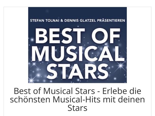 Karten best musical stars - 3,
