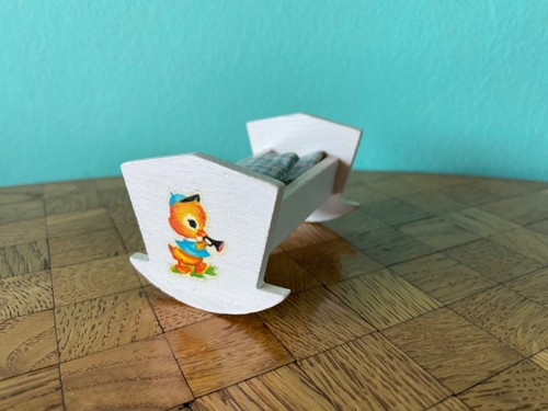 Kinderbett wiege puppenstube - kinderbett,