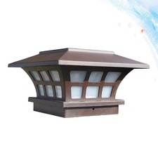  Pfostenleuchte Solar Angetriebene Lampe Outdoor -Dekorationslichter