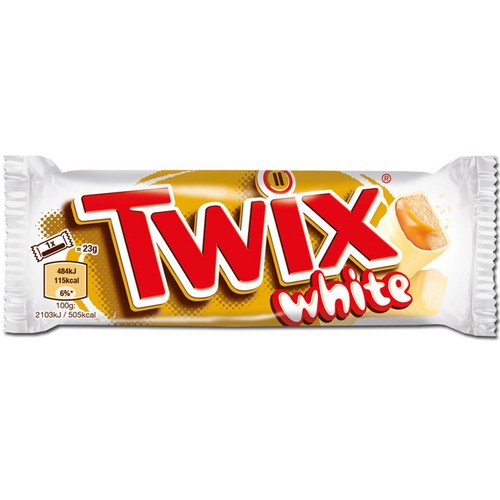 Twix schokoladenriegel white - schokoladenriegel,