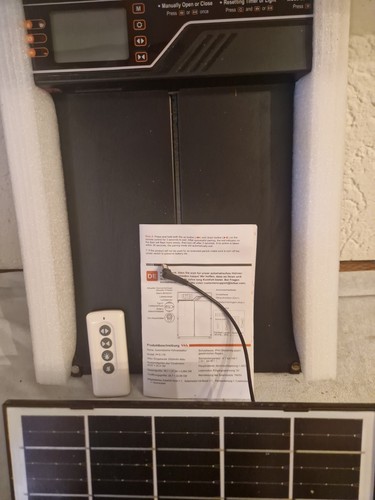 Hühnerklappe elektrisch mit - elektrisch,