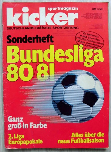 Kicker sonderheft bundesliga - sonderheft,