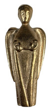 Bronze engel schutzengel figur - engel,
