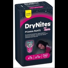 4 x Huggies Dry Nites ~ Jumbo Pack ~ 8 - 15 Jahre ~ Mädchen 