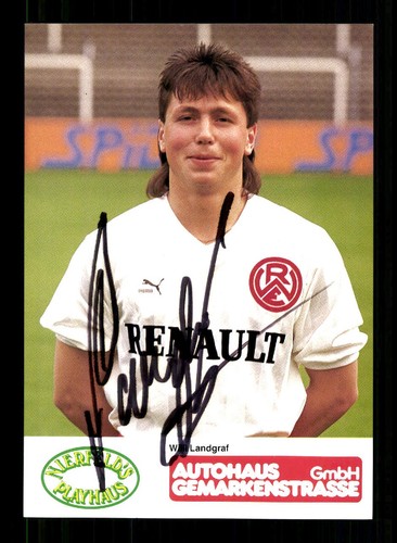 Willi landgraf autogrammkarte - willi,