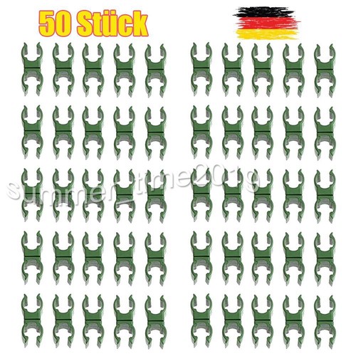 50x clips pflanzstab - clips, f.