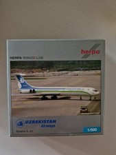 Herpa Wings 505093 Ilyushin IL-62 UZBEKISTAN Airways 1:500 Flugzeug Aircraft