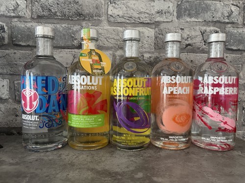 Absolut vodka 5flaschen - absolut,