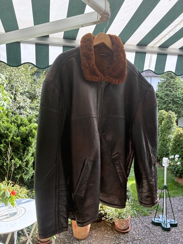 Lammfell pilotenjacke - lammfell, xl