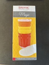 Städter Magic puddingförmchen 6 neuwertig Pudding Nachtisch förmchen 