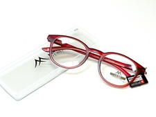 Damen Lesebrille rund schwarz / rot Brille Lesehilfe 1,0 1,5 2,0 2,5 3,0 3,5 Neu