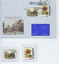 moderne Privatpost Marken und Belege Heimatmaler Walter Gemm biberpost