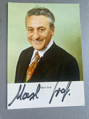 Maxl graf signed - (†1996),
