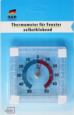 Fensterthermometer selbstklebend analog Außen Fenster Thermometer