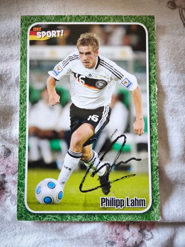 Autogrammkarte philipp lahm - autogrammkarte,