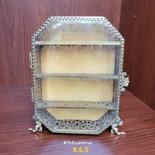 Vtg Miniature Gold Metal