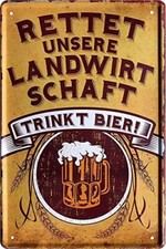 Blechschilder Bier lustiger