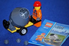 Lego® 5610 City Creator Bauarbeiter mit Figur, Betonmischer und Anleitung
