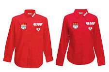 Köln Hemden Bluse Hemd Karneval Fasching Kostüm rot weiß für Jeeke