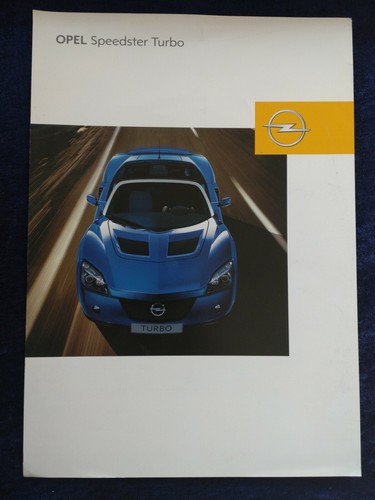 Opel speedster turbo - opel,