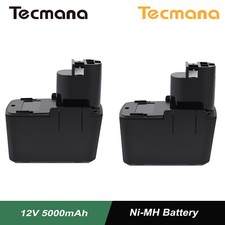 2X 12V 5Ah Ni-MH Akku für Bosch PSR 12VES BAT011 BH1214H BH1214L BH1214MH H1214N