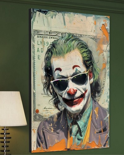 Joker leinwandbild farbig - farbig, deko