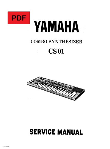 Yamaha cs01 service - manual, mit