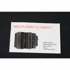 Minolta MD 2,8/85 Variosoft
