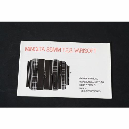 Minolta 85 variosoft - 2,8/85,