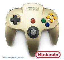 N64 - Original Nintendo Pad #gold-farben NUS-005 NUS-005 mit neuem Analogstick