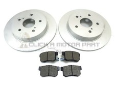 Rear 2 Brake Discs & Pads Set