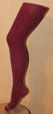 Damen Strumpfhose Rot mit